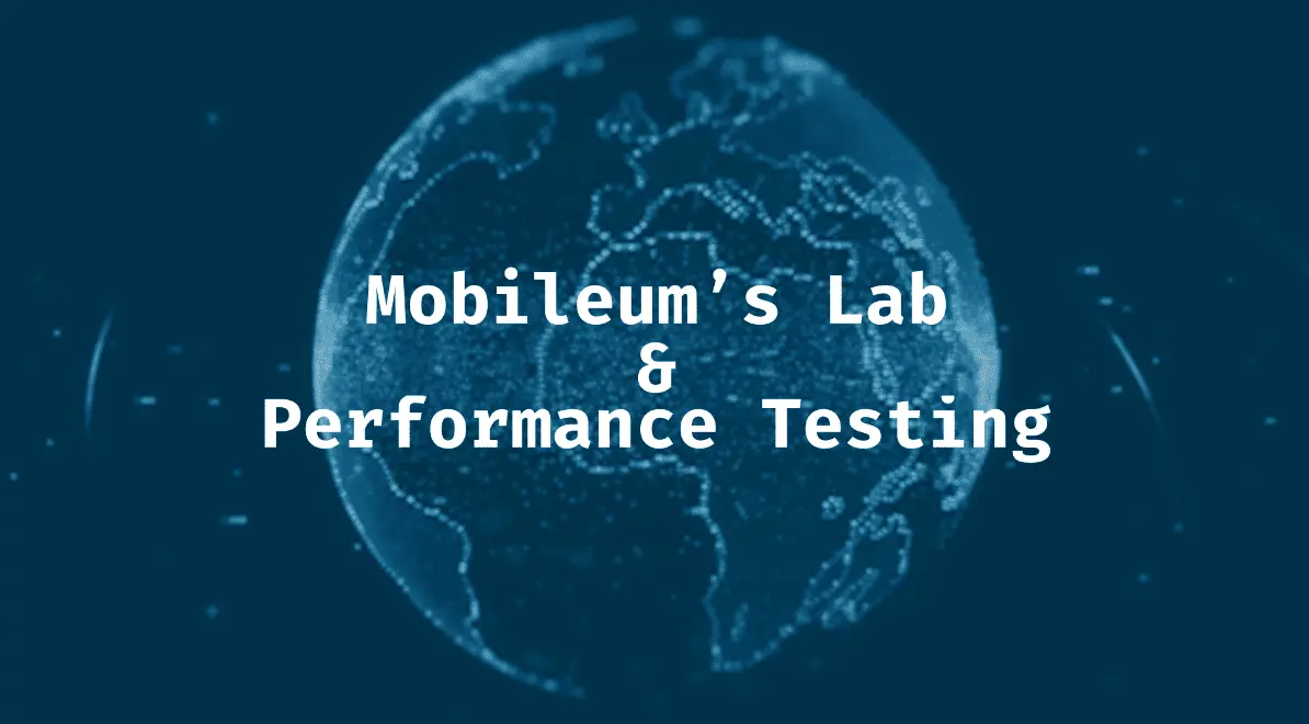 Mobileum Lab & Performance testing